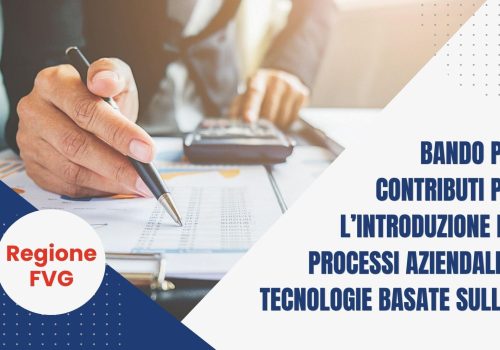 Bando FVG per contributi per introduzione dell'AI nelle aziende